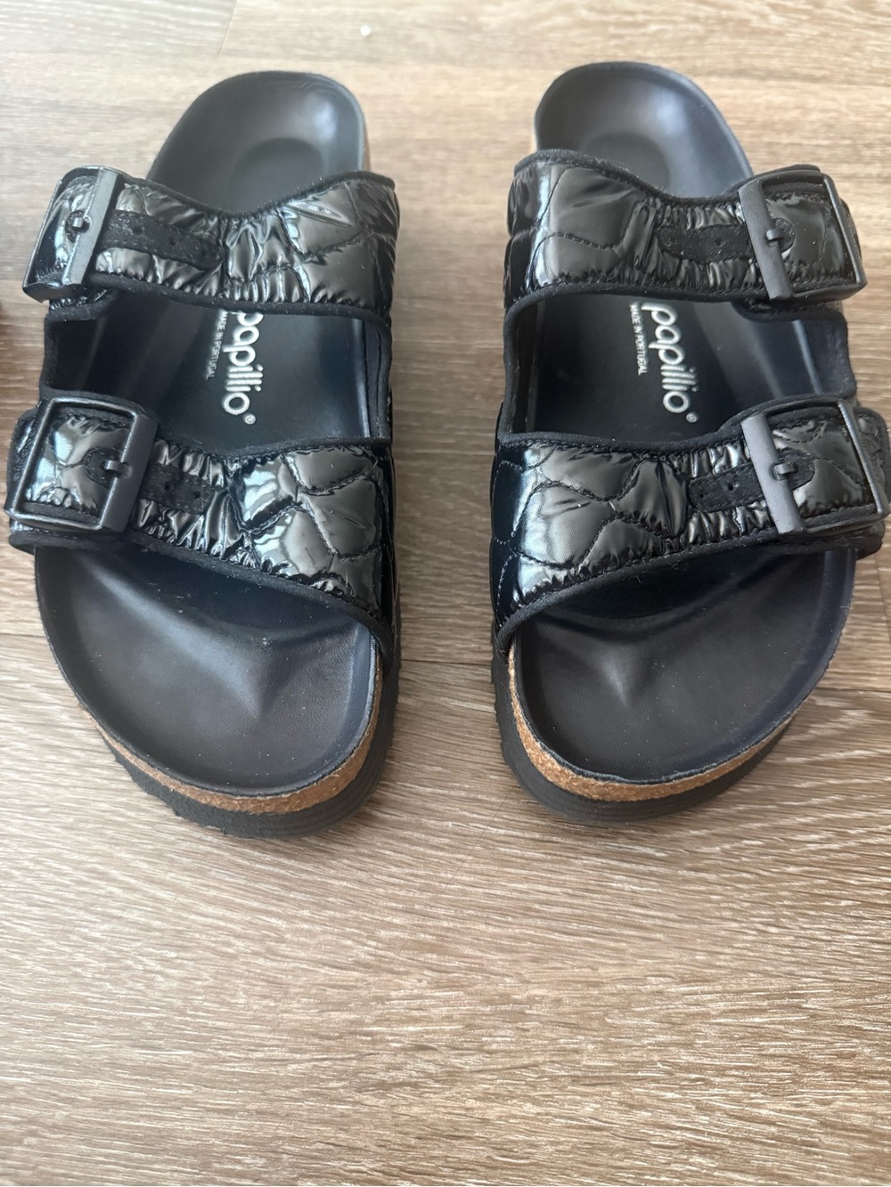 Arizona birkenstock black size 9